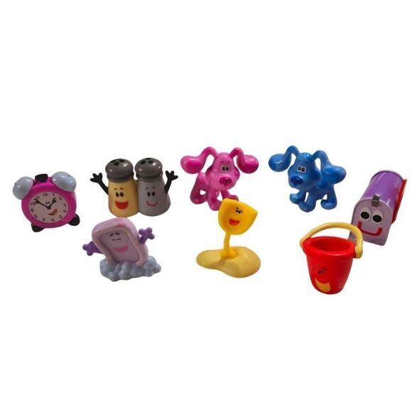 Blue's Clues & You Blue, Magenta, Shovel, Pail, Slippery Soap Mailbox Salt & Pep - Picture 1 of 3